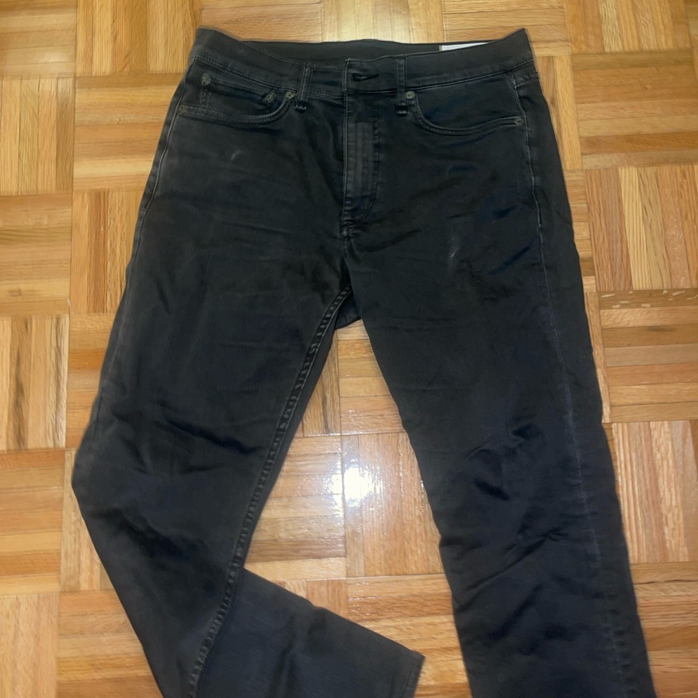 rag & bone Grey Slim Jeans - 32x30 Fit 2